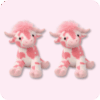 Pink Cow Plush 2PCS