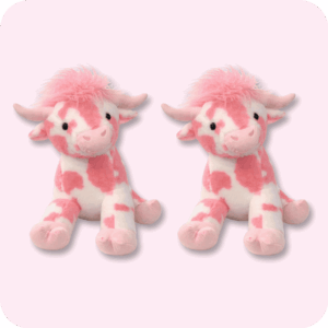 Pink Cow Plush 2PCS