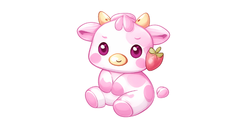 Pink Cow Plush